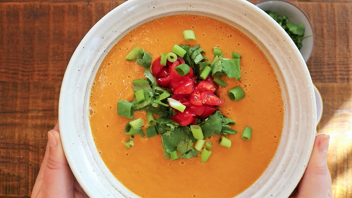 Comforting Raw Vegan Soups for Dinner