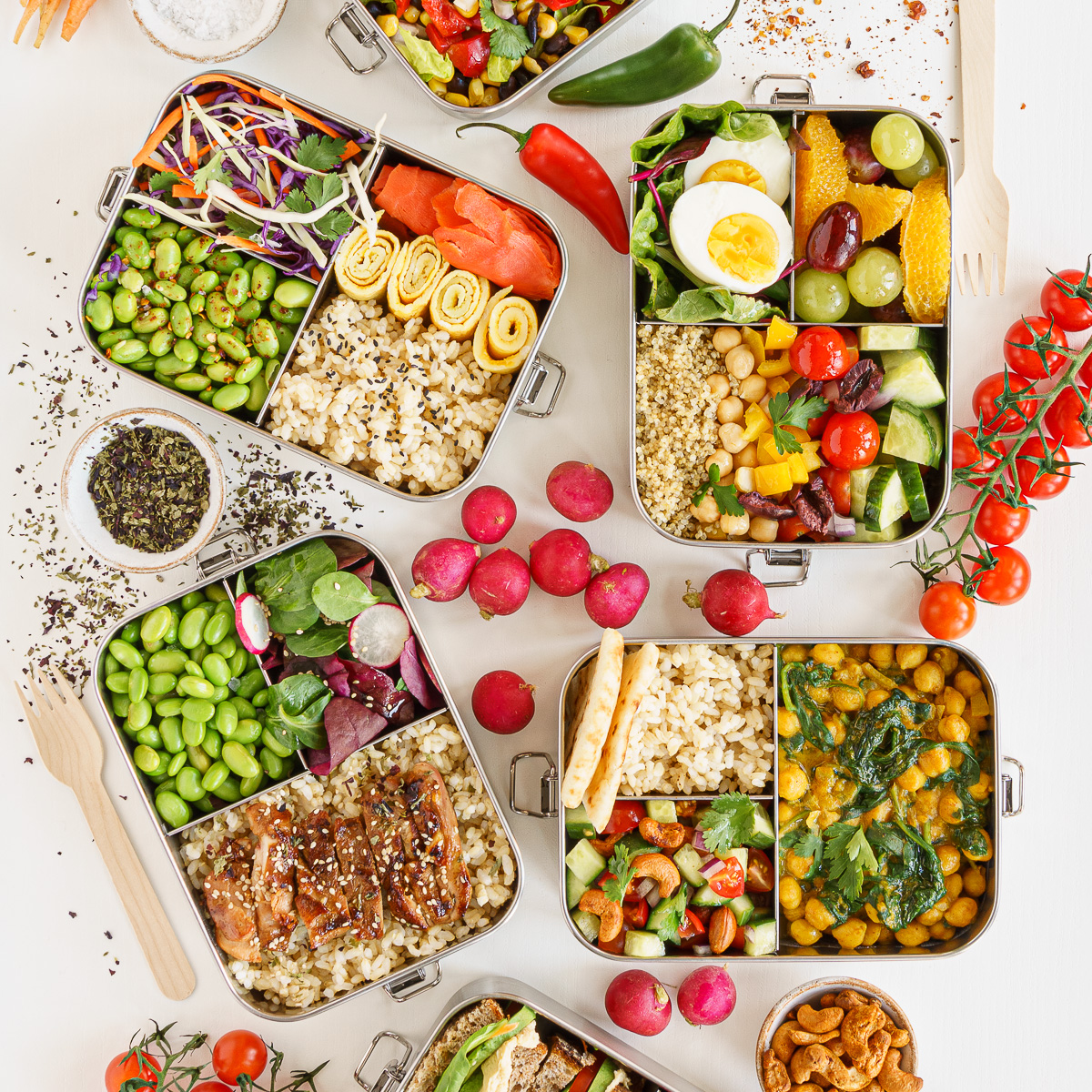 Bento lunch box healthy ideas adults lunches kids sandwich recipes sushi deconstructed skip choose board idea meal food eatingwell recipe