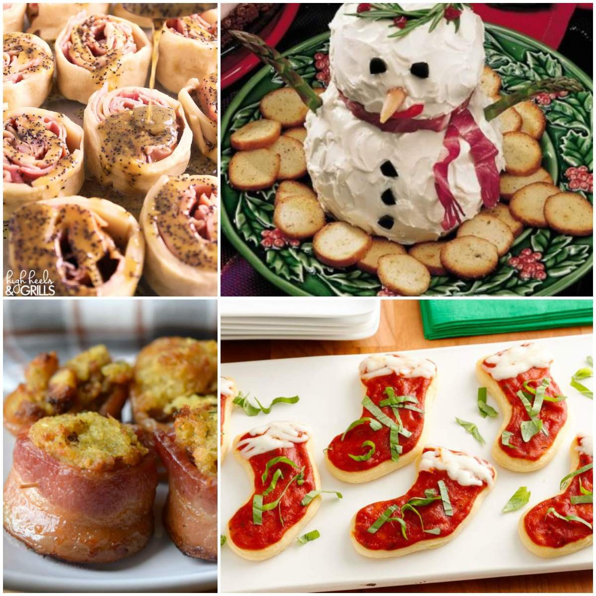 Appetizers christmas party recipe recipes make guacamole wreath