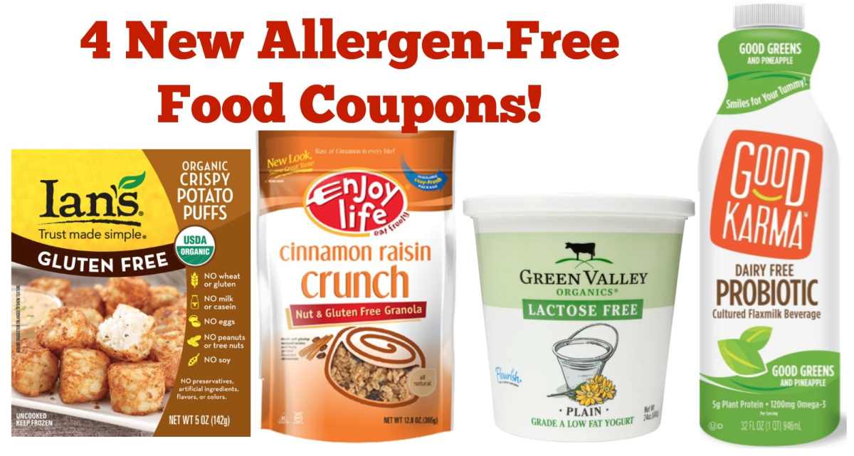 Allergen coupons food gluten lactose