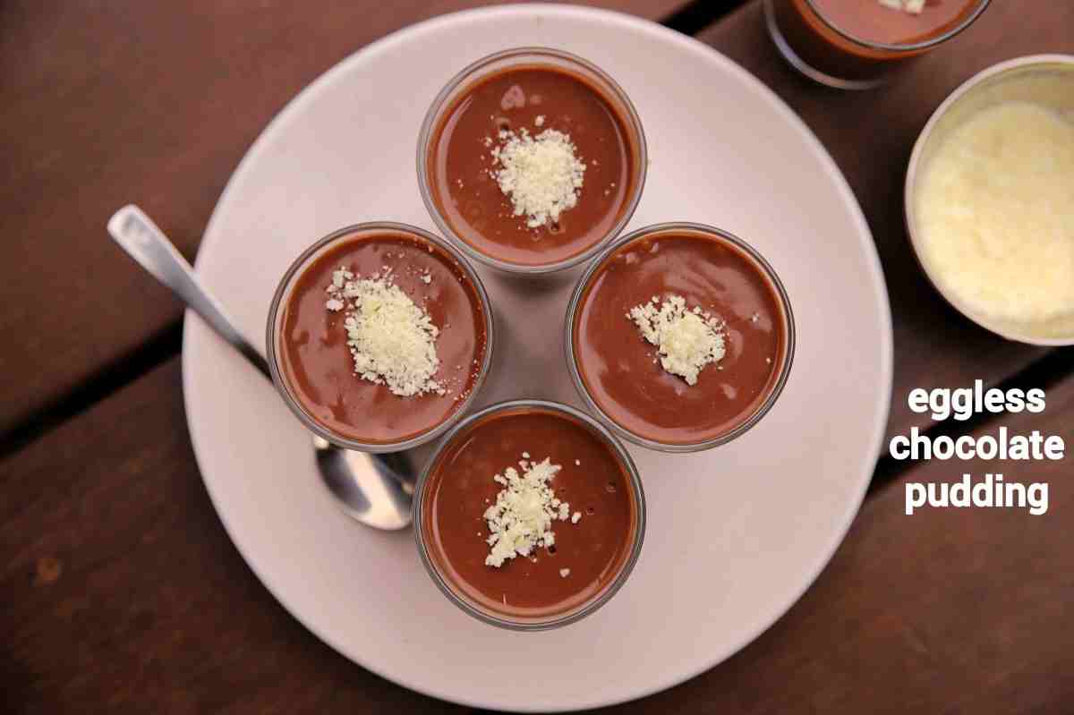 Pudding choco eggless chocolate recipe