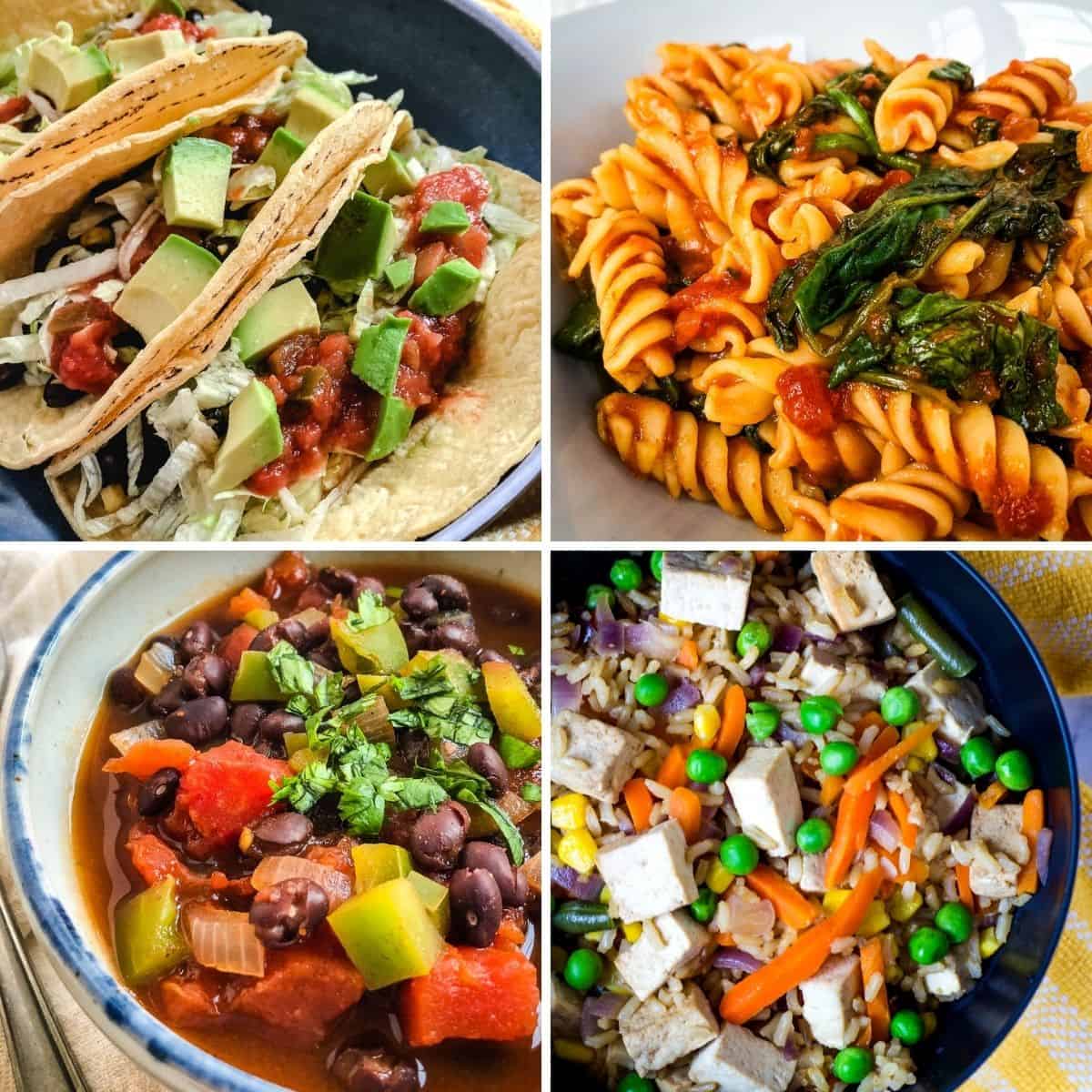 Vegan Dinner Ideas for Under 