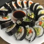 Creative Raw Vegan Sushi Rolls for Lunch