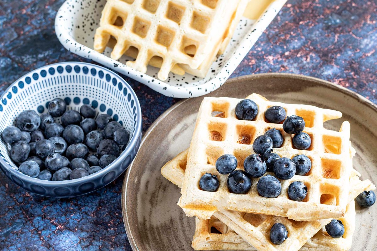 Waffles vegane waffeln elavegan rezept dipped schokolade eingetaucht